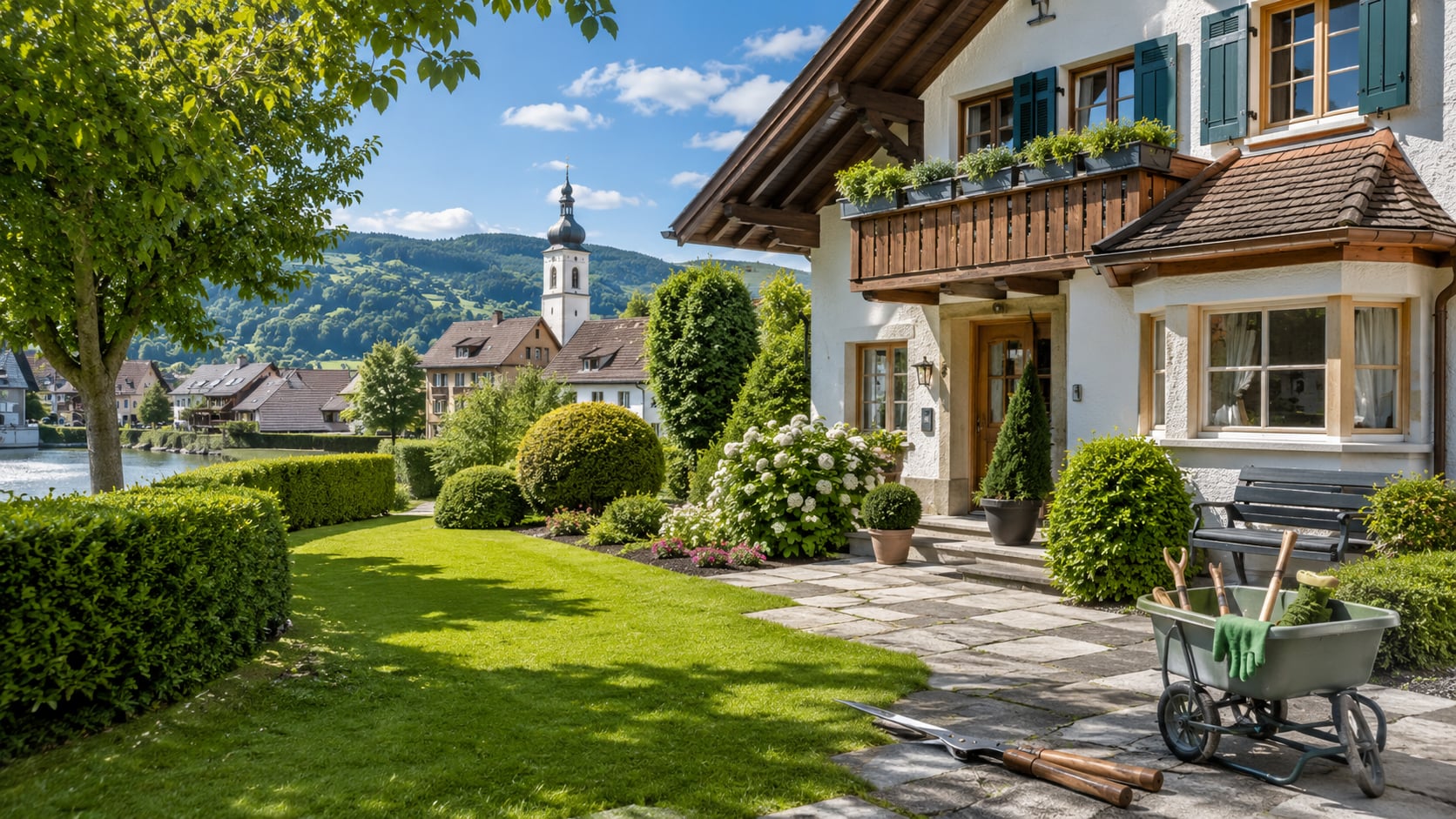 Gartenpflege Wasserburg am Inn: Warum ein gepflegtes Grundstück mehr braucht als gelegentliches Rasenmähen
